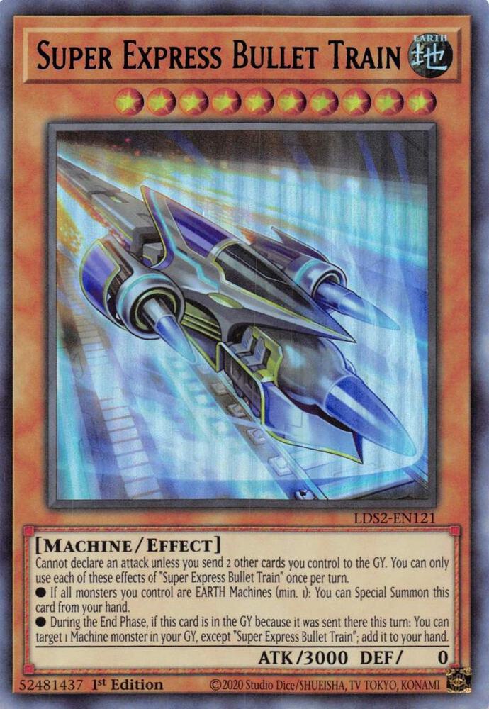Super Express Bullet Train (Blue) card image