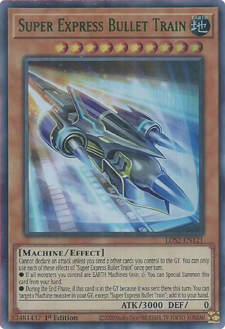 Super Express Bullet Train (Green) card image