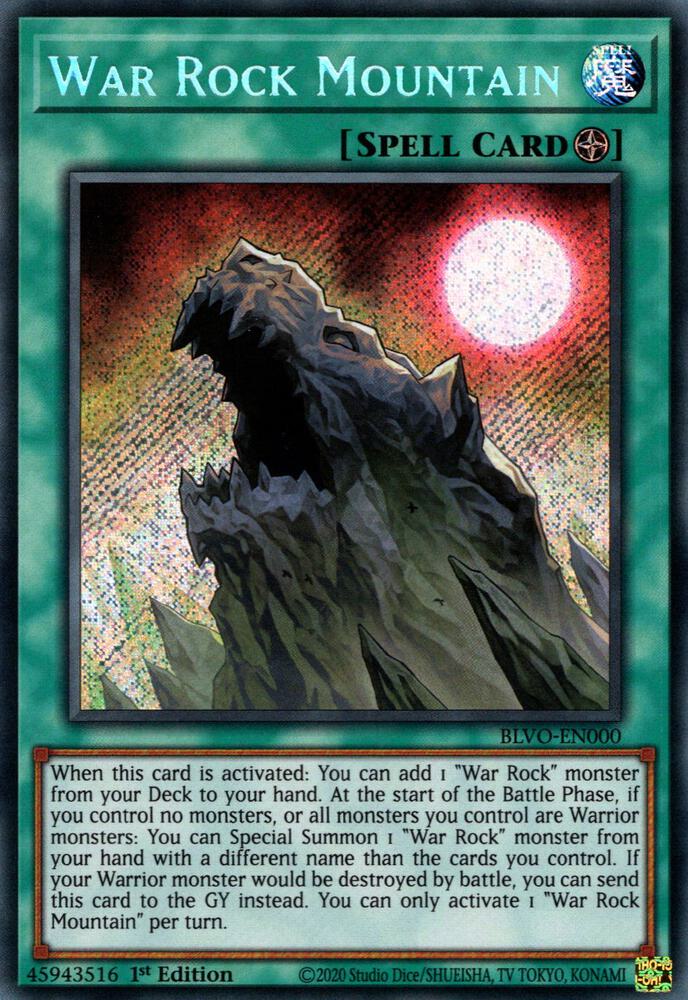 War Rock Mountain (1st Edition) card image