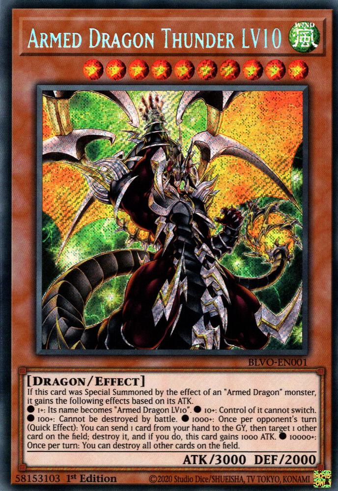 Armed Dragon Thunder LV10 (1st Edition) card image