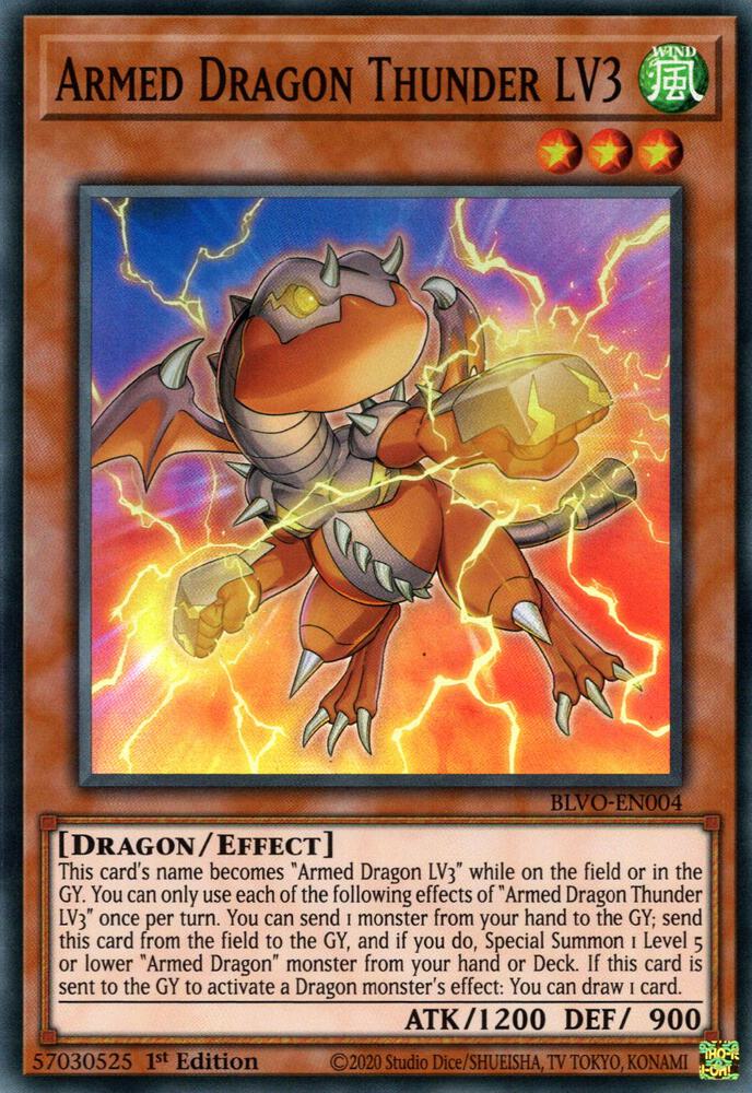 Armed Dragon Thunder LV3 (1st Edition) card image