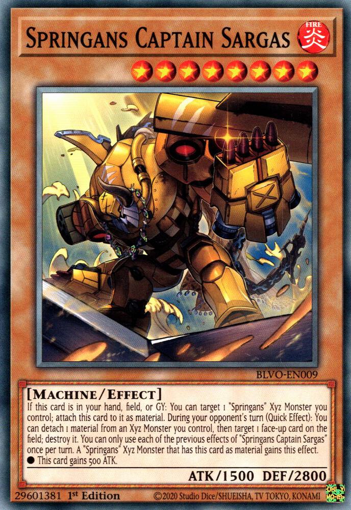 Springans Captain Sargas (1st Edition) card image