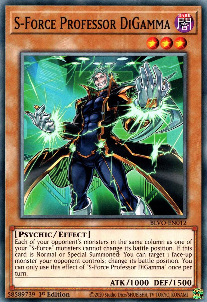 S-Force Professor DiGamma (1st Edition) card image