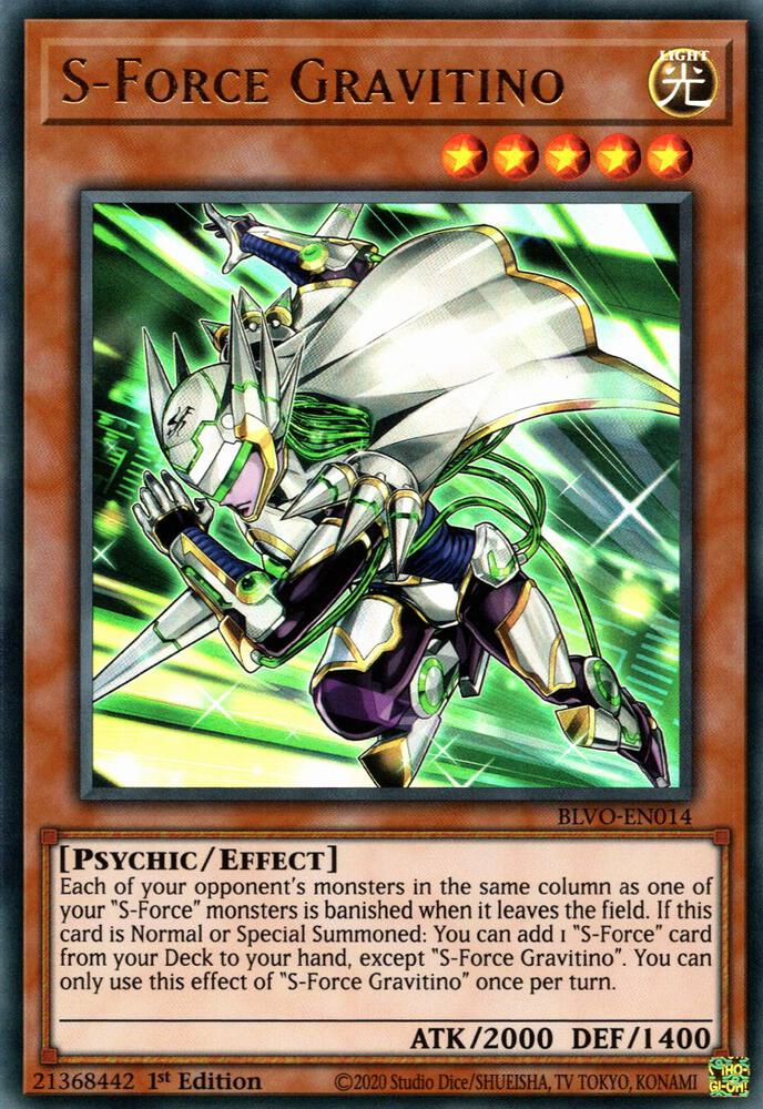 S-Force Gravitino (1st Edition) card image