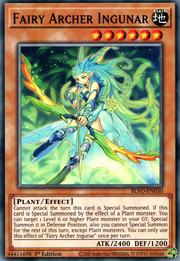 Fairy Archer Ingunar (1st Edition) card image