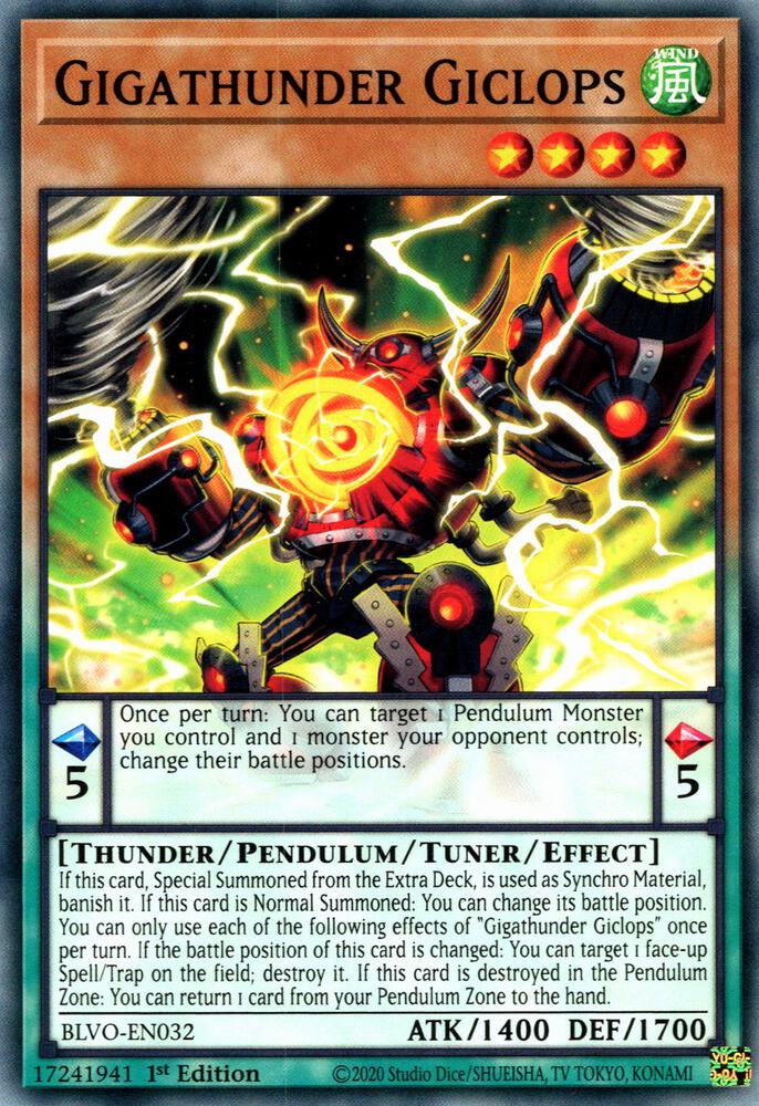 Gigathunder Giclops (1st Edition) card image