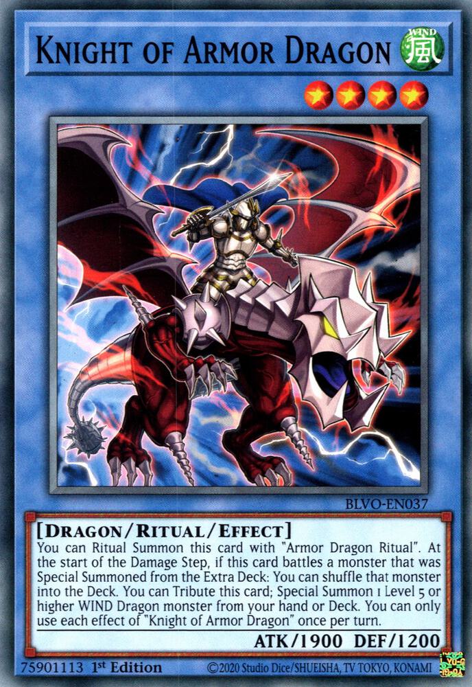 Knight of Armor Dragon (1st Edition) card image