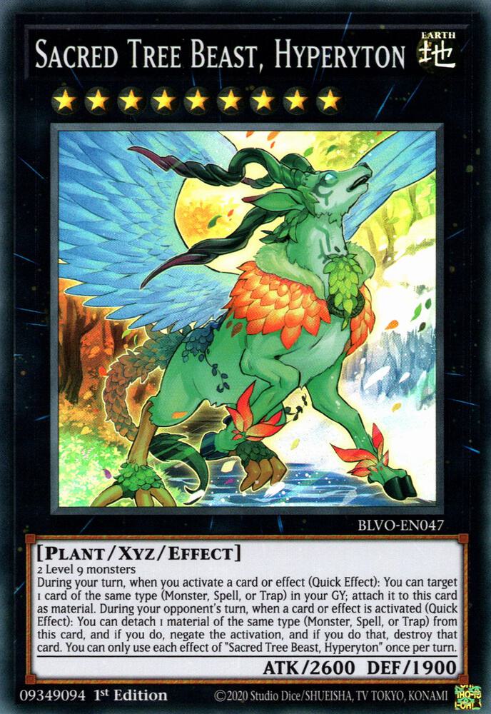 Sacred Tree Beast, Hyperyton (1st Edition) card image