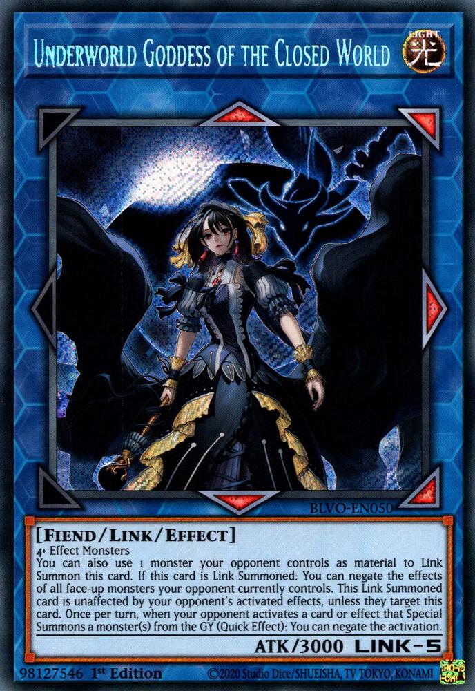 Underworld Goddess of the Closed World (1st Edition) card image