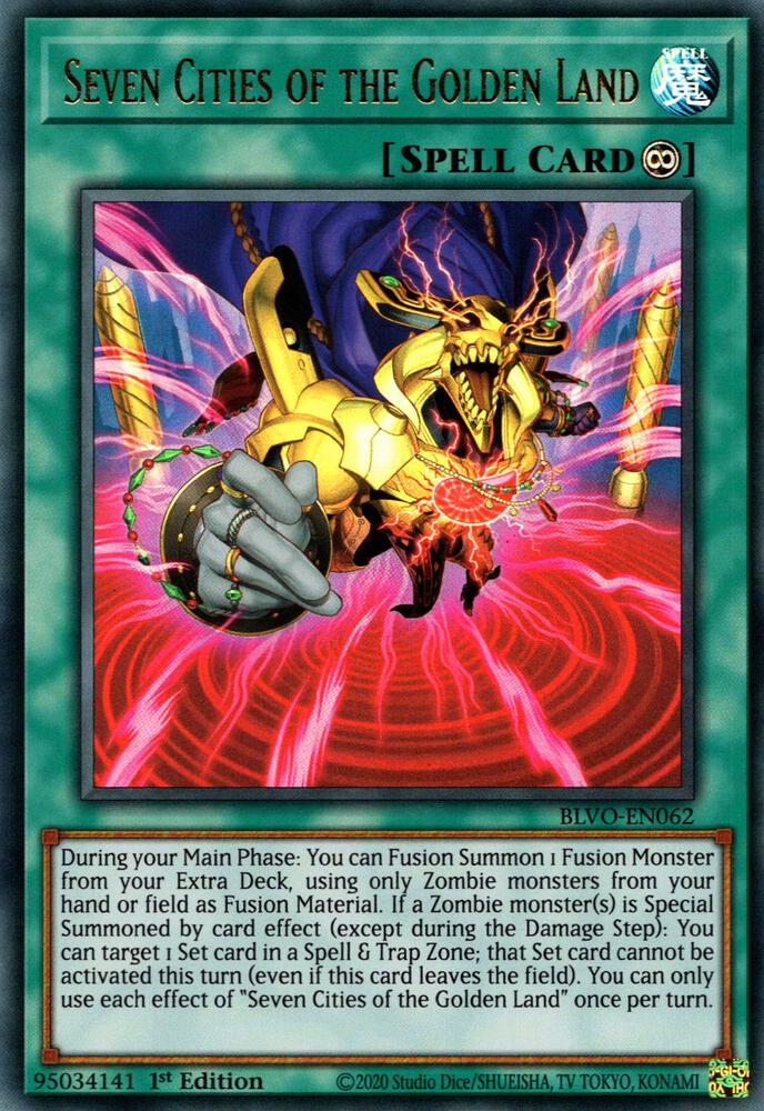 Seven Cities of the Golden Land (1st Edition) card image