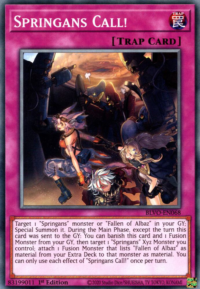 Springans Call! (1st Edition) card image