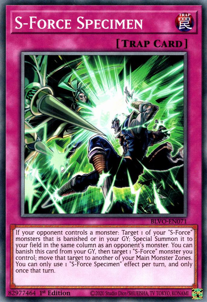 S-Force Specimen (1st Edition) card image