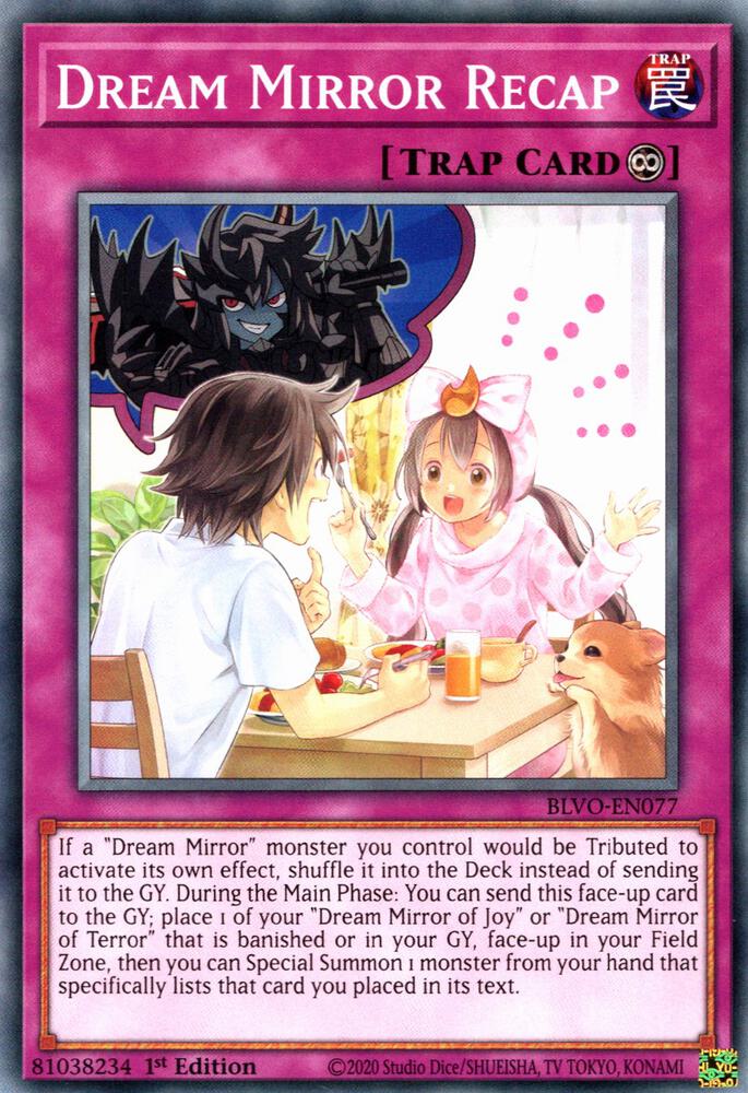 Dream Mirror Recap (1st Edition) card image