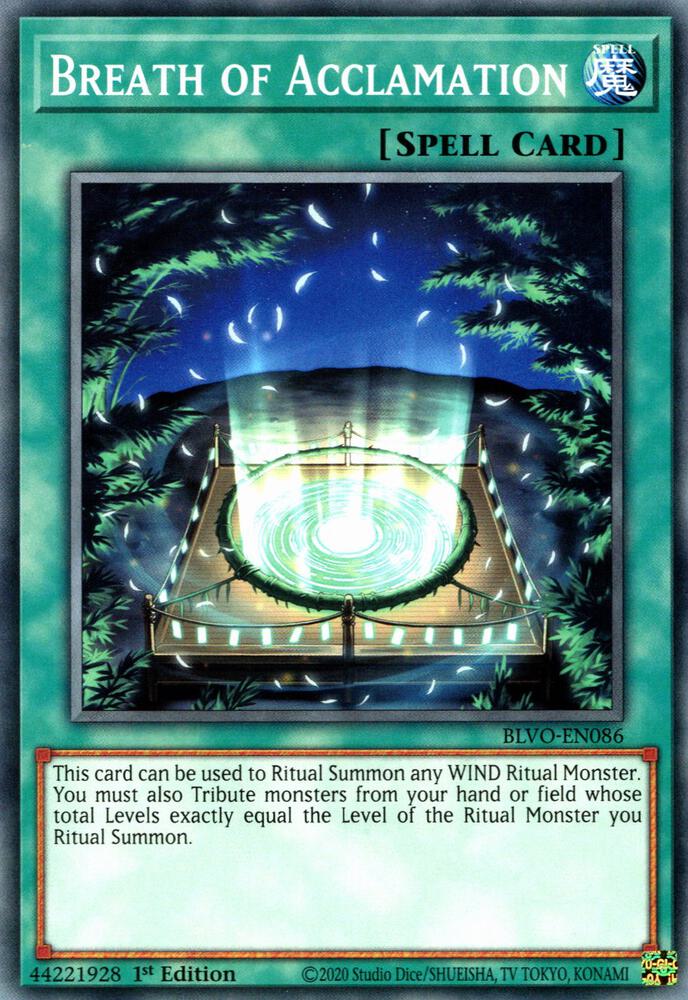 Breath of Acclamation (1st Edition) card image