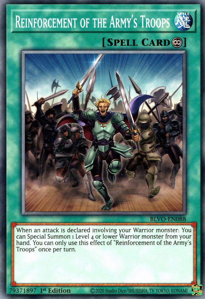Reinforcement of the Army's Troops (1st Edition) card image