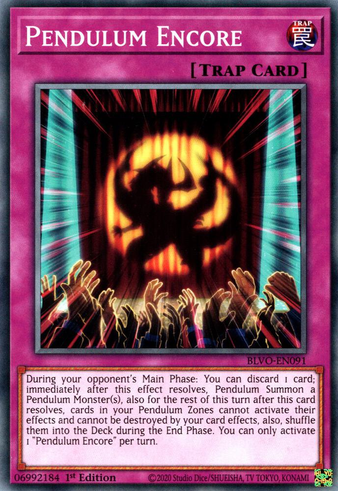 Pendulum Encore (1st Edition) card image