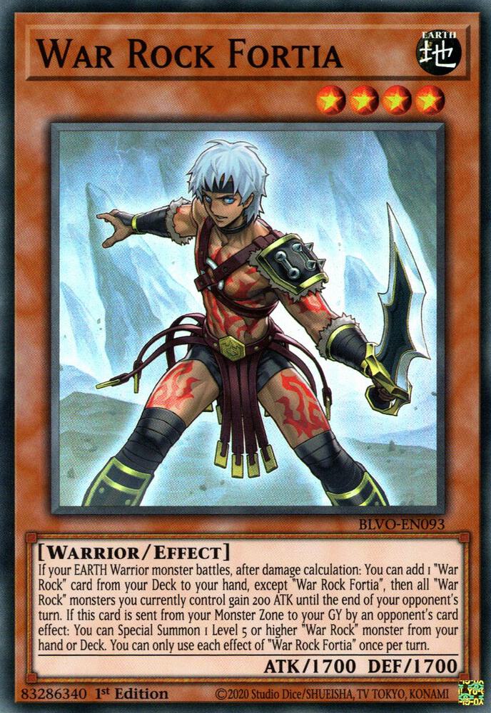 War Rock Fortia (1st Edition) card image