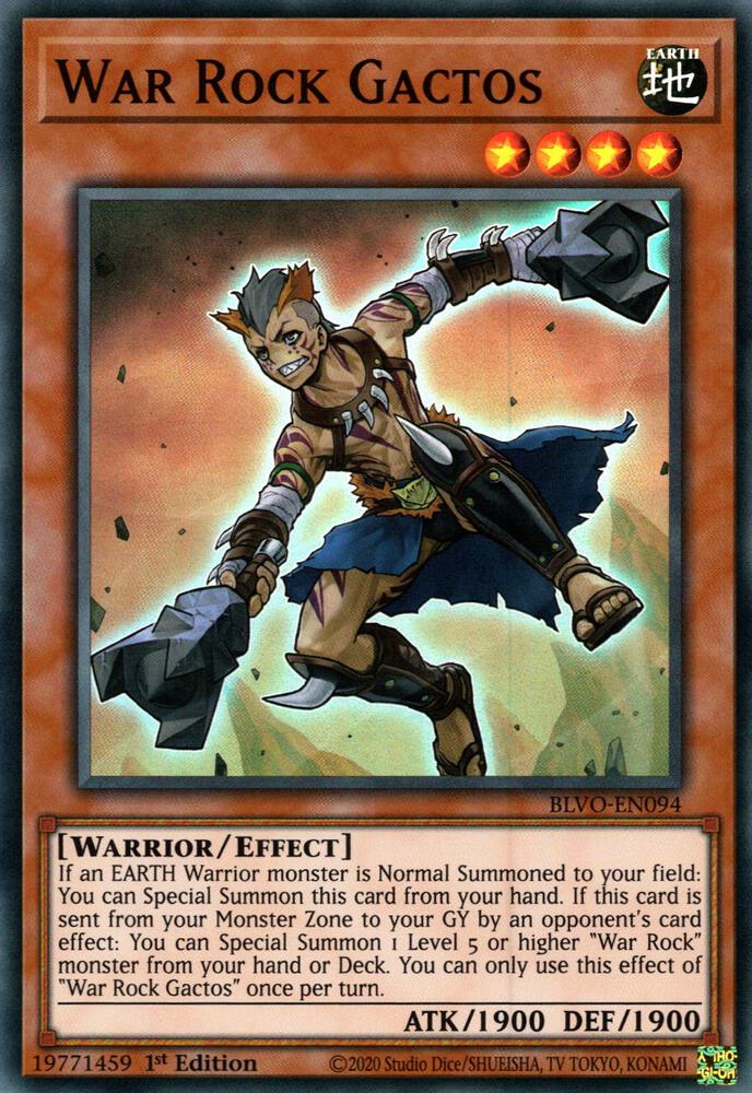 War Rock Gactos (1st Edition) card image
