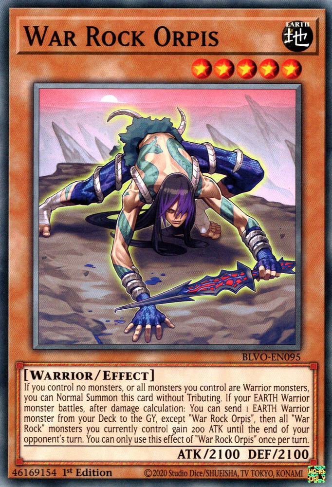 War Rock Orpis (1st Edition) card image