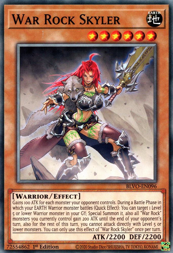 War Rock Skyler (1st Edition) card image
