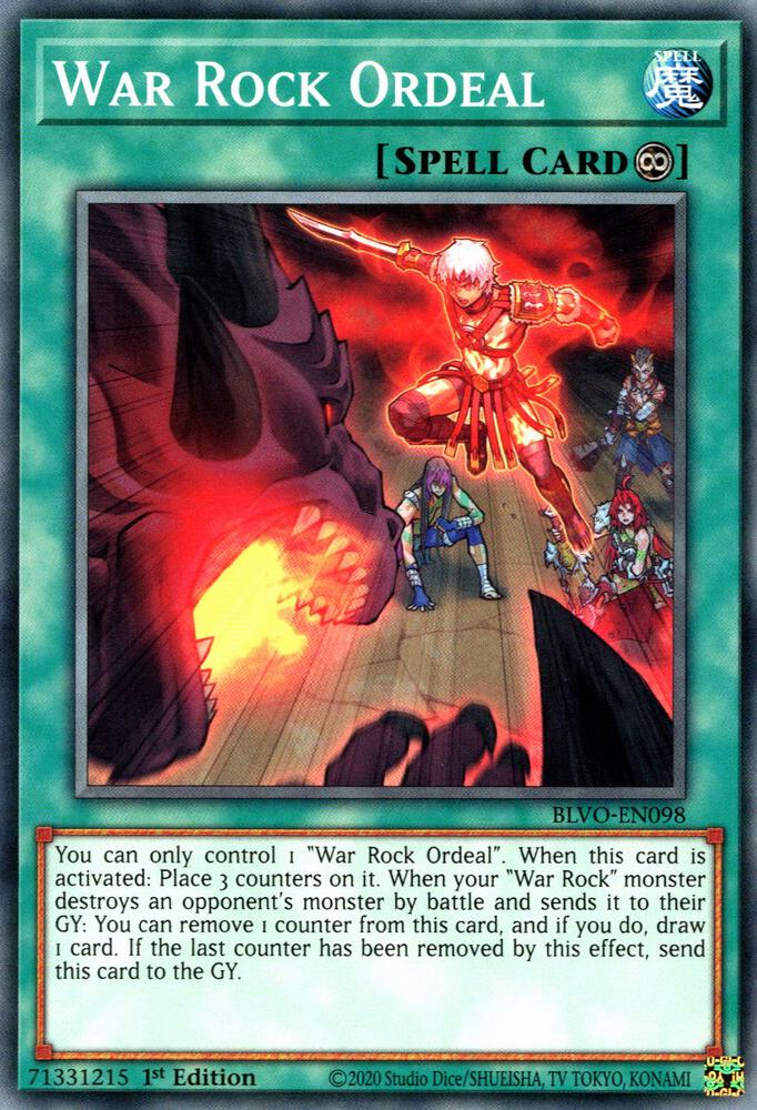 War Rock Ordeal (1st Edition) card image