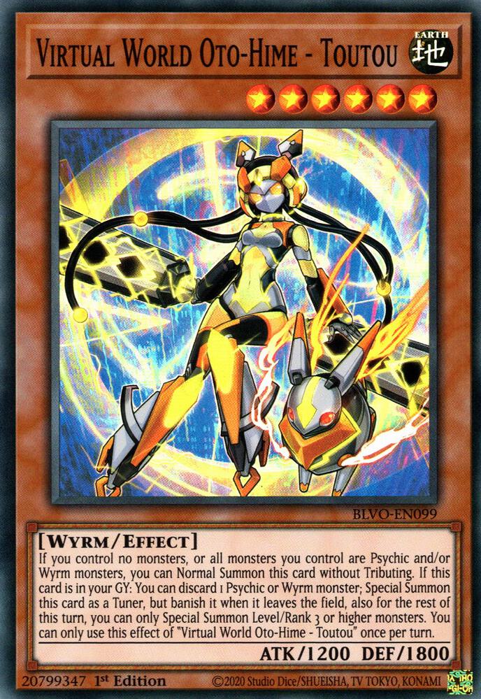 Virtual World Oto-Hime - Toutou (1st Edition) card image