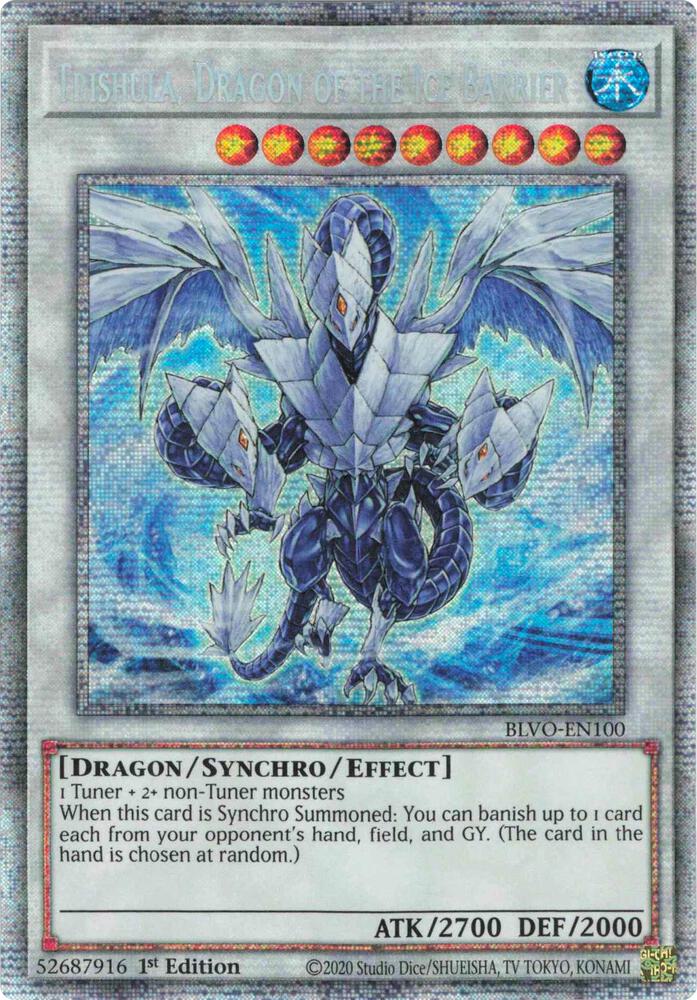 Trishula, Dragon of the Ice Barrier (Starlight Rare) (1st Edition) card image