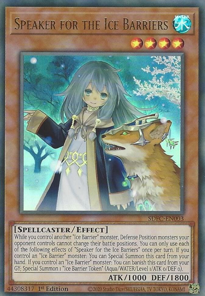 Speaker for the Ice Barriers card image