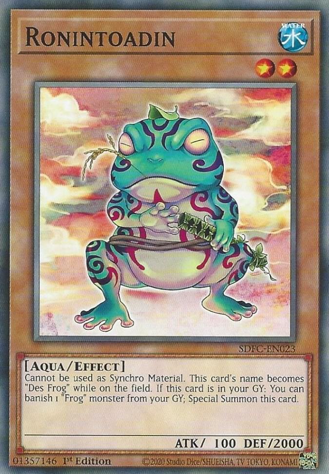 Ronintoadin card image