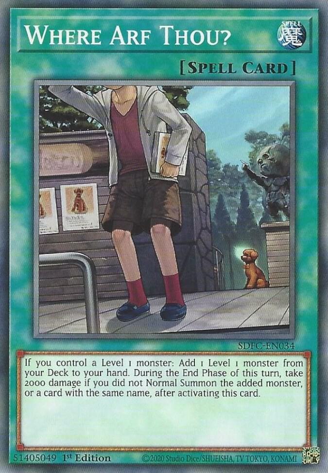 Where Arf Thou? card image