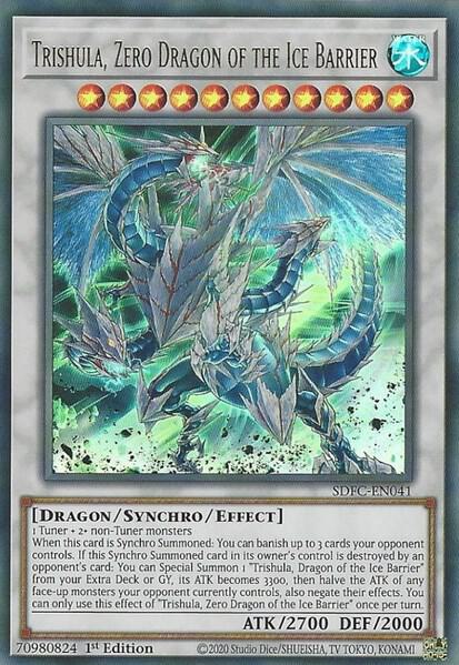 Trishula, Zero Dragon of the Ice Barrier card image