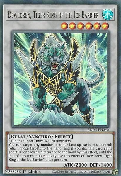 Dewloren, Tiger King of the Ice Barrier card image