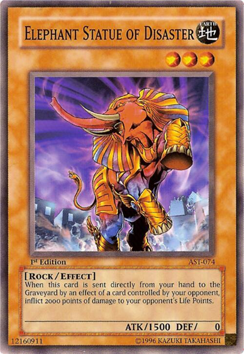 Elephant Statue of Disaster card image