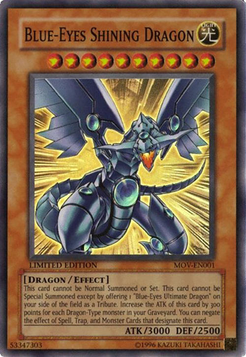 Blue-Eyes Shining Dragon card image