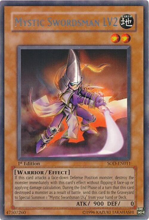 Mystic Swordsman LV2 card image