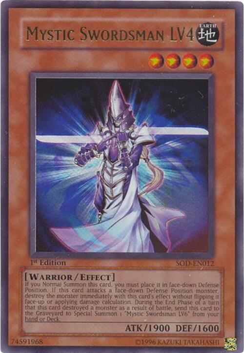 Mystic Swordsman LV4 card image