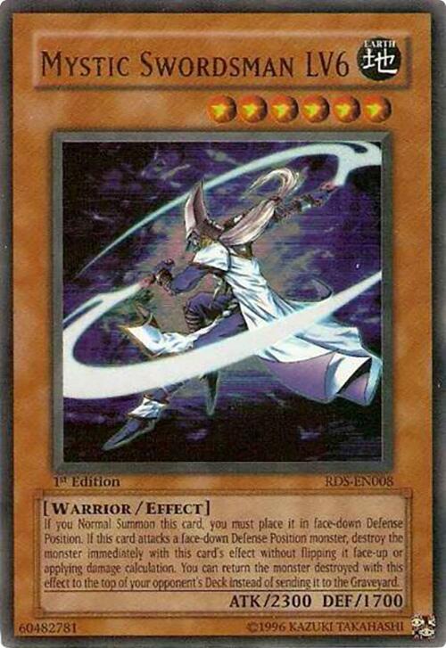Mystic Swordsman LV6 card image