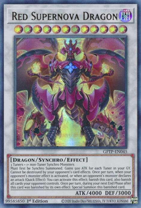 Red Supernova Dragon card image