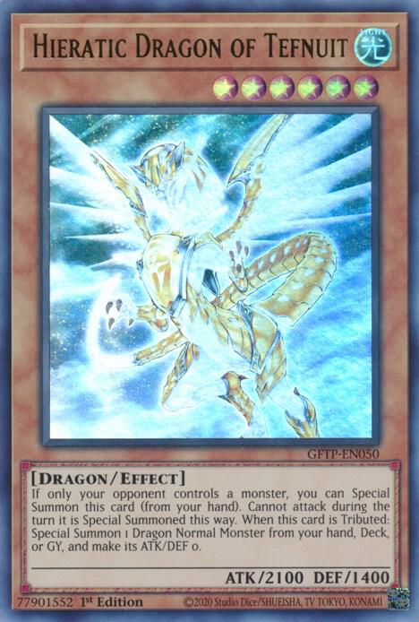 Hieratic Dragon of Tefnuit card image