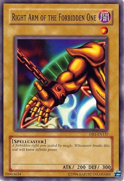Right Arm of the Forbidden One card image