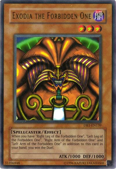 Exodia the Forbidden One card image