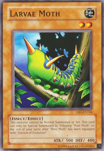 Larvae Moth card image