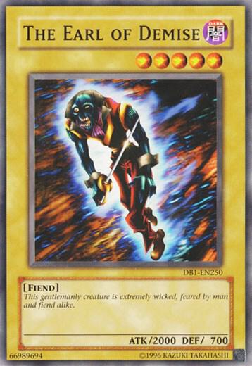 The Earl of Demise card image