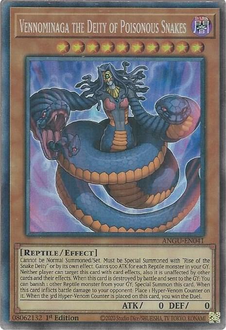 Vennominaga the Deity of Poisonous Snakes (CR) card image
