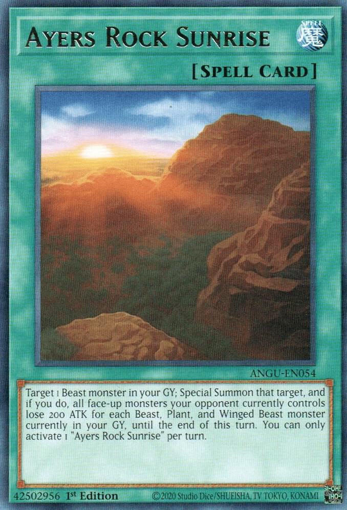 Ayers Rock Sunrise card image