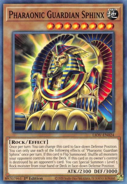 Pharaonic Guardian Sphinx (1st Edition) card image