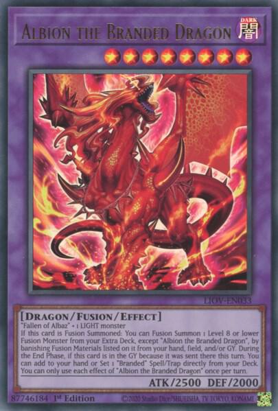 Albion the Branded Dragon (1st Edition) card image