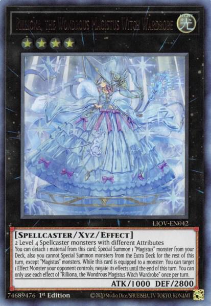 Rilliona, the Wondrous Magistus Witch Wardrobe (1st Edition) card image
