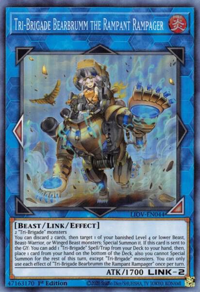 Tri-Brigade Bearbrumm the Rampant Rampager (1st Edition) card image