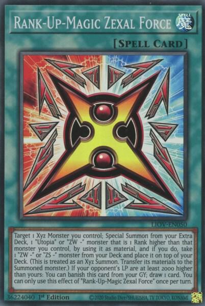Rank-Up-Magic Zexal Force (1st Edition) card image